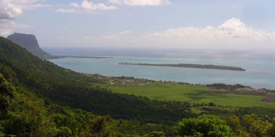 View from Chamarel restaurant